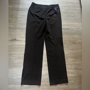 New Rafaella Chocolate Brown Stretch Pants